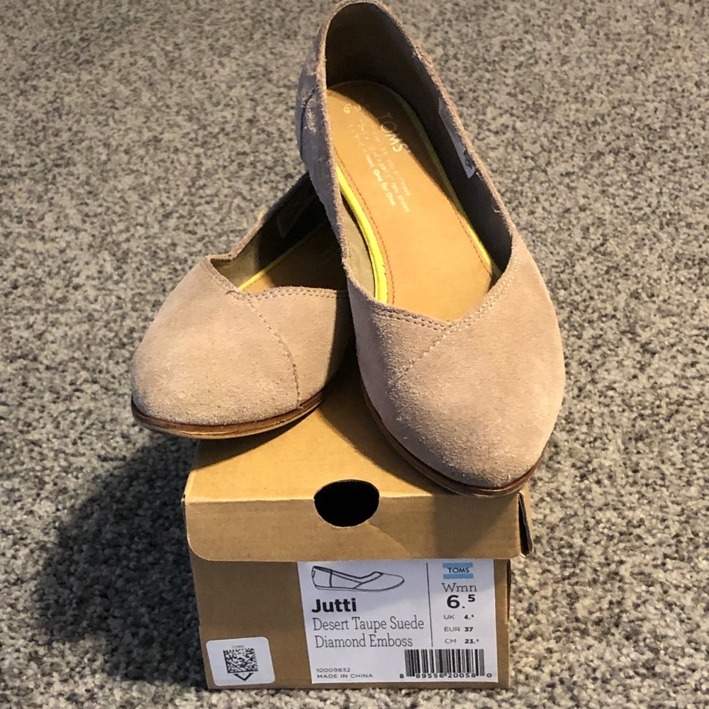 Toms Jutti Ballet Flats Women's Size 6 1/2 EUC